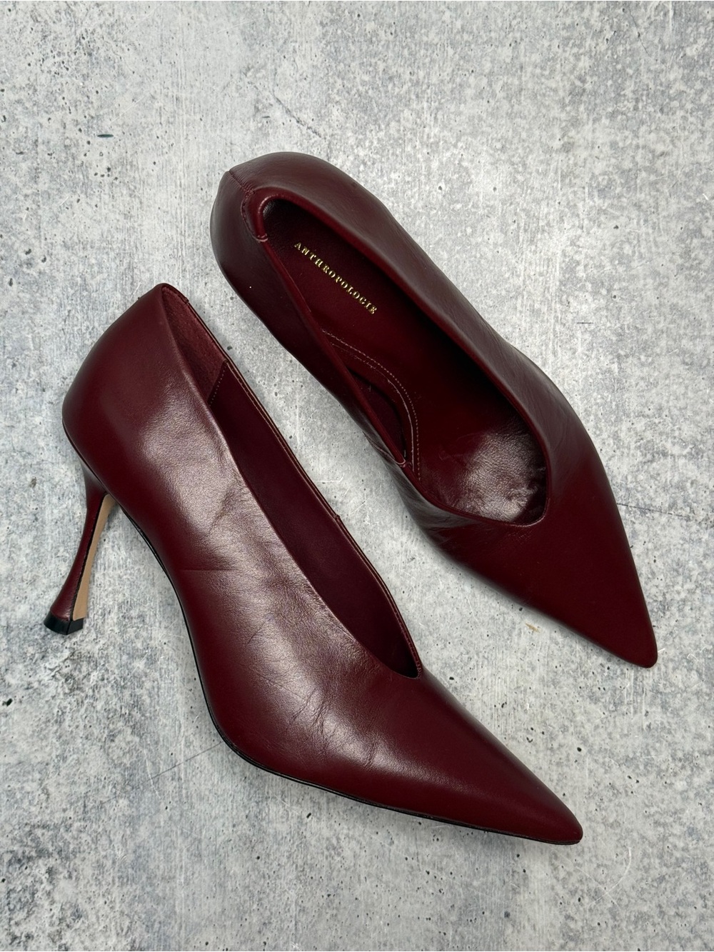 Anthropologie Classic Pointed-Toe Pumps 39